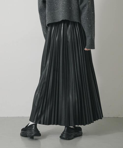 レザレクション　 プリーツスカート XS ブラック FLプリーツスカート（スカート）｜SENSE OF PLACE by URBAN RESEARCH