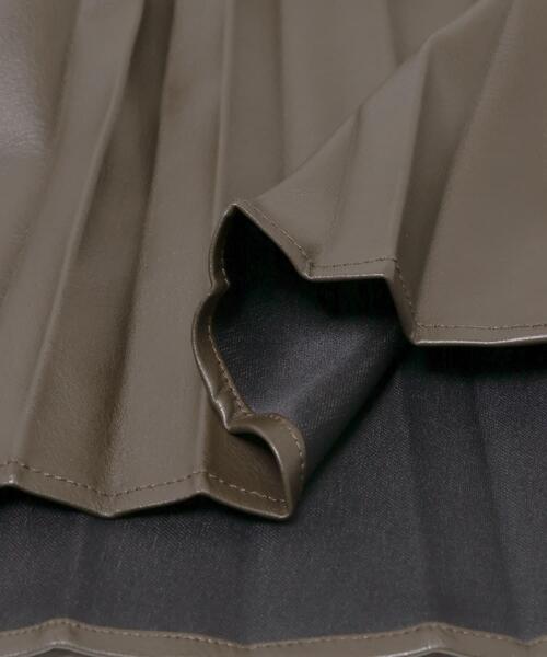 SENSE OF PLACE by URBAN RESEARCH（センスオブプレイスバイアーバンリサーチ）の「FLプリーツスカート（スカート・レディース・ブラウン/ブラック/アイボリー・ONE）」の5枚目の写真