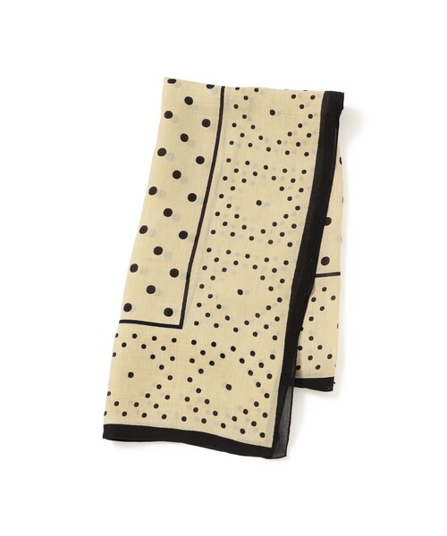 manipuri（マニプリ）の「ｍanipuri / ジオメトリック ドット ストール（ストール/ショール・レディース・ベージュ・ONE SIZE）」の5枚目の写真