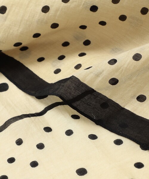 manipuri（マニプリ）の「ｍanipuri / ジオメトリック ドット ストール（ストール/ショール・レディース・ベージュ・ONE SIZE）」の6枚目の写真