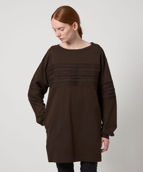 Pheeta チュニック 麻 セール】＜Pheeta＞Pearl チュニック カットソー/014C-51（Tシャツ