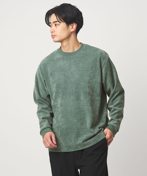 モール カノコ クルーネック カットソー（Tシャツ/カットソー）｜green