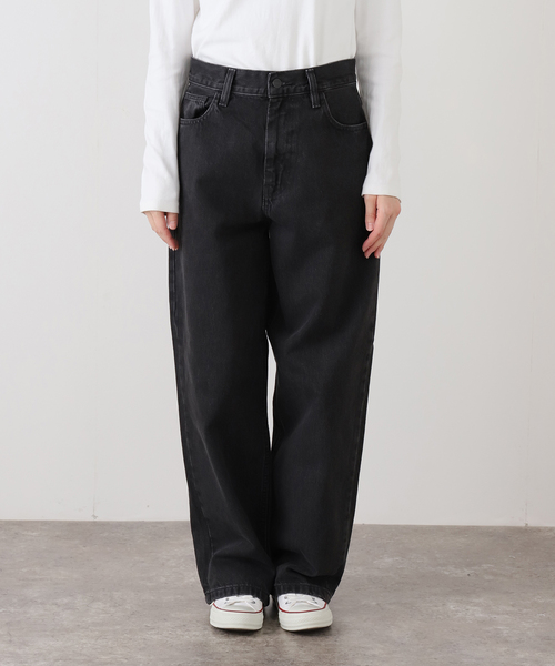 Carhartt WIP(カーハートダブリューアイピー)の「CARHARTT WIP / カーハート ダブリューアイピー WBRANDON PANT(デニムパンツ・レディース・ブラック・24)」の3枚目の写真