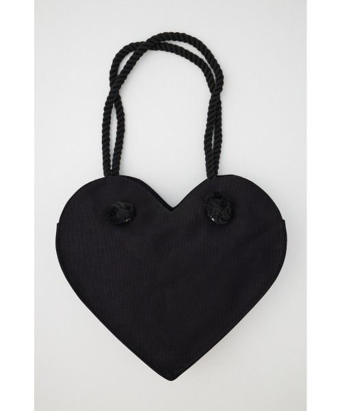 MOUSSY（マウジー）の「【EC限定】SOUVENIR HEART SHOPPER バッグ（トートバッグ・レディース・ホワイト/ブラック・FREE）」の4枚目の写真