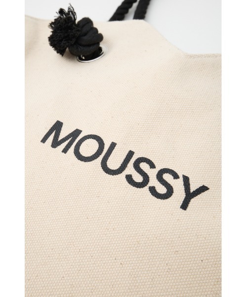 MOUSSY（マウジー）の「【EC限定】SOUVENIR HEART SHOPPER バッグ（トートバッグ・レディース・ホワイト/ブラック・FREE）」の14枚目の写真