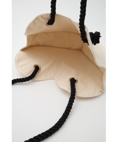 MOUSSY（マウジー）の「【EC限定】SOUVENIR HEART SHOPPER バッグ（トートバッグ・レディース・ホワイト/ブラック・FREE）」の15枚目の写真