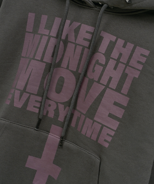 Midnight Move(ミッドナイトムーブ)の「like hood (dark grey)(パーカー・レディース・その他・FREE)」の3枚目の写真
