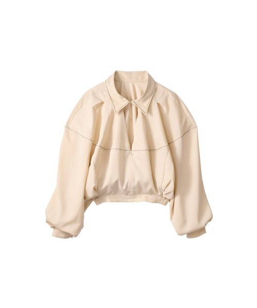 Knuth Marf(クヌースマーフ)の「4way design blouse(シャツ/ブラウス・レディース・ブラック/アイボリー・FREE)」の1枚目の写真