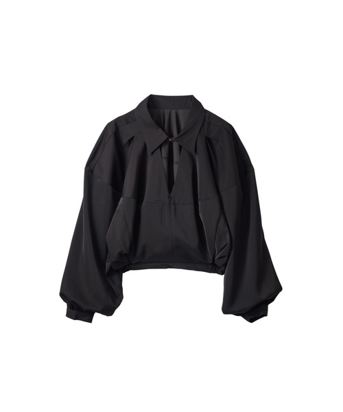 Knuth Marf(クヌースマーフ)の「4way design blouse(シャツ/ブラウス・レディース・ブラック/アイボリー・FREE)」の2枚目の写真