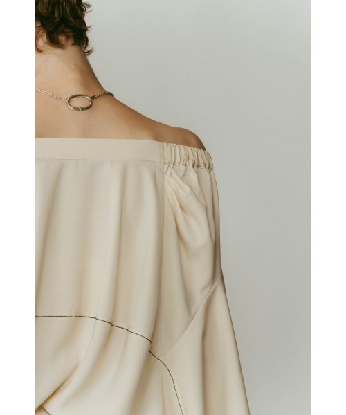 Knuth Marf(クヌースマーフ)の「4way design blouse(シャツ/ブラウス・レディース・ブラック/アイボリー・FREE)」の10枚目の写真