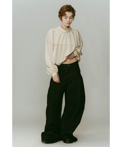 Knuth Marf(クヌースマーフ)の「4way design blouse(シャツ/ブラウス・レディース・ブラック/アイボリー・FREE)」の15枚目の写真