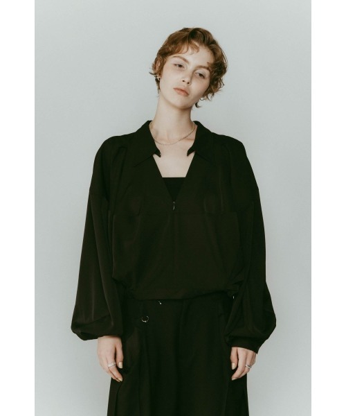 Knuth Marf(クヌースマーフ)の「4way design blouse(シャツ/ブラウス・レディース・ブラック/アイボリー・FREE)」の19枚目の写真