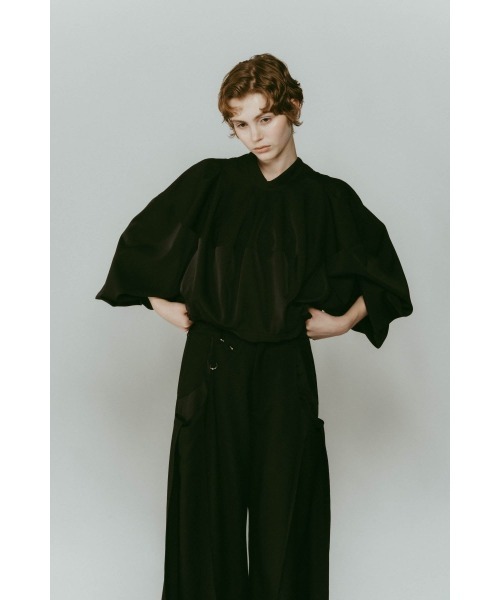 Knuth Marf(クヌースマーフ)の「4way design blouse(シャツ/ブラウス・レディース・ブラック/アイボリー・FREE)」の20枚目の写真