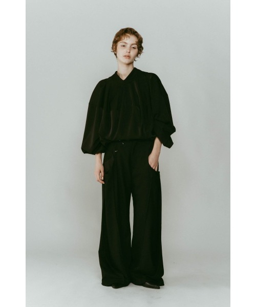 Knuth Marf(クヌースマーフ)の「4way design blouse(シャツ/ブラウス・レディース・ブラック/アイボリー・FREE)」の21枚目の写真