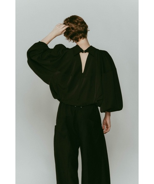 Knuth Marf(クヌースマーフ)の「4way design blouse(シャツ/ブラウス・レディース・ブラック/アイボリー・FREE)」の22枚目の写真