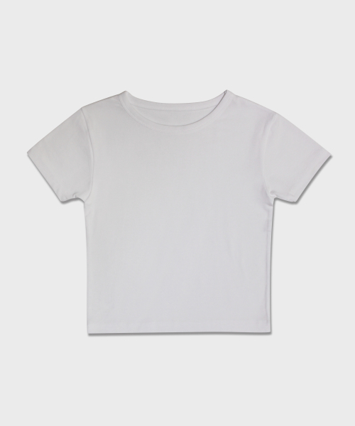 5OML(オーオーエムエル)の「スリムクロップバックリボンTシャツ(ホワイト)(Tシャツ/カットソー・レディース・ホワイト・LARGE/MEDIUM)」の6枚目の写真