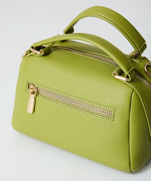 31 Sons de mode（トランテアン　ソン　ドゥ　モード）の「ゴールドロゴモチーフハンドバッグ（ハンドバッグ・レディース・ブラウン/グリーン/ブラック・ﾌﾘ-）」の16枚目の写真