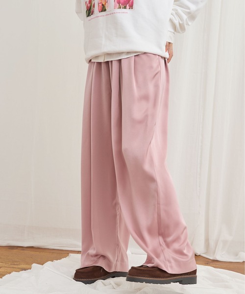 fig Ｌondon（フィグロンドン）の「●com pants（スラックス・レディース・パープル/ピンク/イエロー・FREE）」の3枚目の写真
