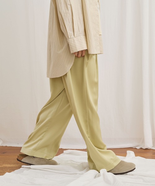 fig Ｌondon（フィグロンドン）の「●com pants（スラックス・レディース・パープル/ピンク/イエロー・FREE）」の10枚目の写真