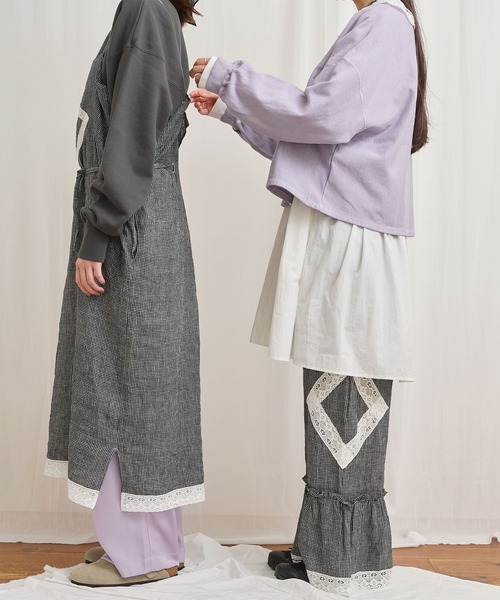 fig Ｌondon（フィグロンドン）の「●com pants（スラックス・レディース・パープル/ピンク/イエロー・FREE）」の9枚目の写真