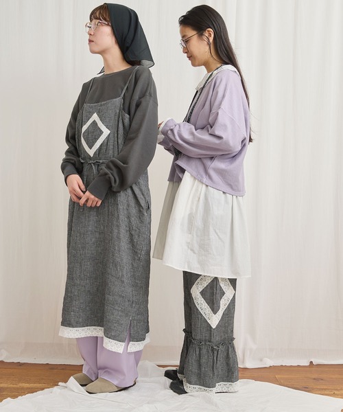 fig Ｌondon（フィグロンドン）の「●com pants（スラックス・レディース・パープル/ピンク/イエロー・FREE）」の8枚目の写真