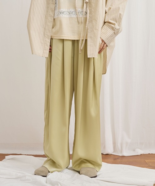 fig Ｌondon（フィグロンドン）の「●com pants（スラックス・レディース・パープル/ピンク/イエロー・FREE）」の11枚目の写真