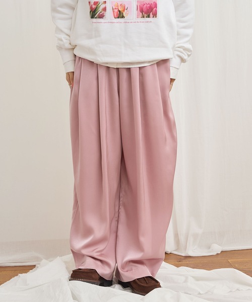 fig Ｌondon（フィグロンドン）の「●com pants（スラックス・レディース・パープル/ピンク/イエロー・FREE）」の19枚目の写真