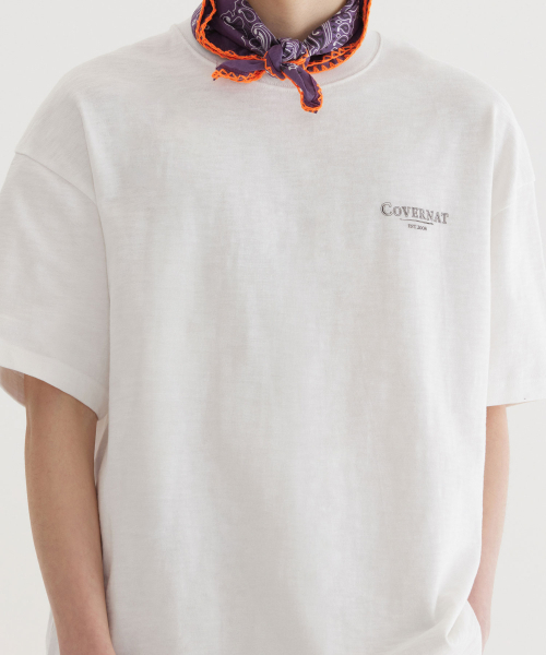 COVERNAT（カバーナット）の「スロップニードル＆スレッドグラフィックTシャツホワイト（Tシャツ/カットソー・レディース・その他・X-SMALL/SMALL/MEDIUM/LARGE/X-LARGE/XX-LARGE）」の7枚目の写真