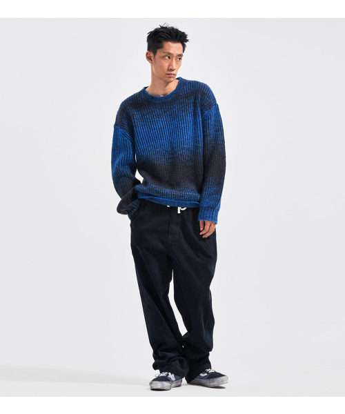 EXTRAORDINARY(エクストラオーディナリー)の「CORDUROY PANTS NAVY(その他パンツ・メンズ・その他・MEDIUM/X-LARGE/LARGE)」の1枚目の写真