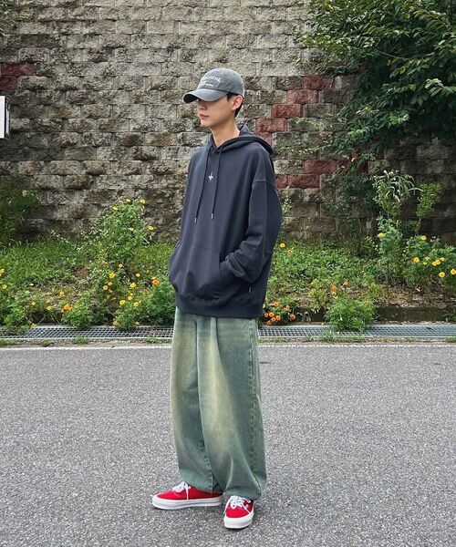 MASSNOUN(マスノウン)の「トゥイッグロゴオーバーサイズフードパーカーMFFHD001-DG(パーカー・レディース・その他・LARGE/MEDIUM)」の18枚目の写真