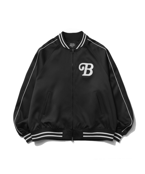 EXTRAORDINARY(エクストラオーディナリー)の「B.S.C SOUVENIR SATIN JACKET BLACK(スタジャン・メンズ・その他・X-LARGE/MEDIUM/LARGE)」の4枚目の写真