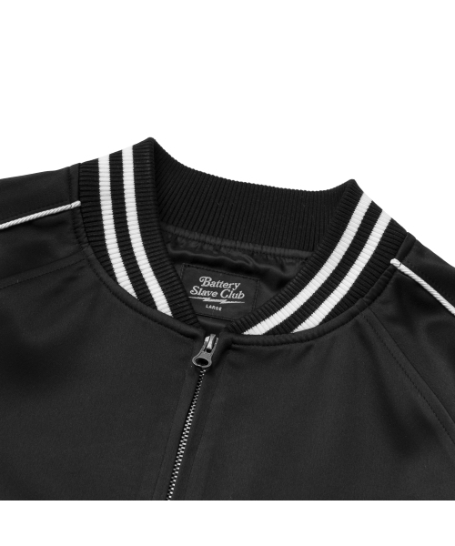 EXTRAORDINARY(エクストラオーディナリー)の「B.S.C SOUVENIR SATIN JACKET BLACK(スタジャン・メンズ・その他・X-LARGE/MEDIUM/LARGE)」の6枚目の写真