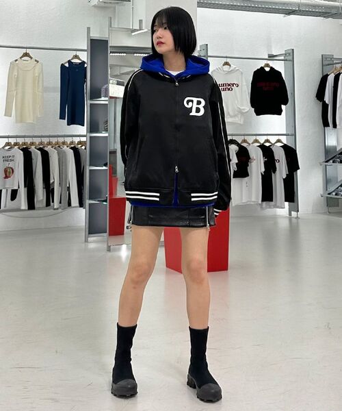 EXTRAORDINARY(エクストラオーディナリー)の「B.S.C SOUVENIR SATIN JACKET BLACK(スタジャン・メンズ・その他・X-LARGE/MEDIUM/LARGE)」の16枚目の写真
