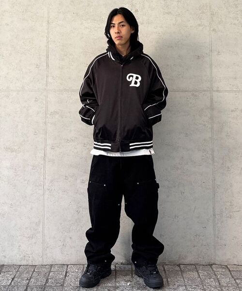 EXTRAORDINARY(エクストラオーディナリー)の「B.S.C SOUVENIR SATIN JACKET BLACK(スタジャン・メンズ・その他・X-LARGE/MEDIUM/LARGE)」の22枚目の写真