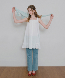 HANE（ハネ）の「Crinkle Tiered Volume One Piece_Milk Foam（ワンピース）」