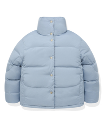 [COVERNAT x WRANGLER] ハイネックコラボアートワークダックダウンスカイブルー