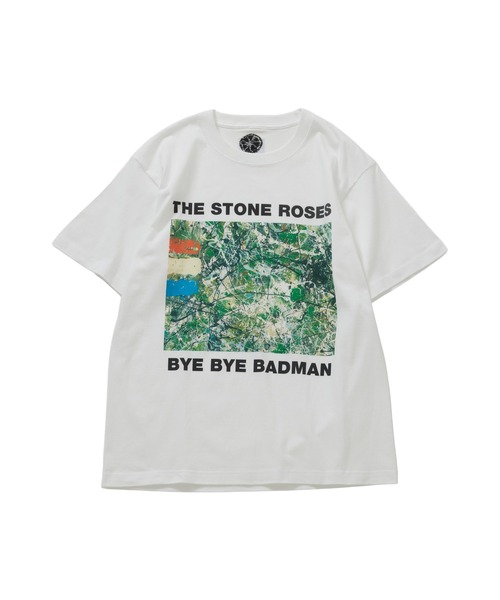bonjour records（ボンジュールレコーズ）の「The Stone Roses/ザ・ストーン・ローゼス for bonjour records Official T-shirt（Tシャツ/カットソー・メンズ・オフホワイト/ホワイト系その他2/ホワイト系その他4/レッド系その他2/ホワイト/ホワイト系その他/ホワイト系その他3/スミクロ/キナリ/ブルー系その他5/ピンク系その他2/グリーン系その他・M/XL/L）」の2枚目の写真