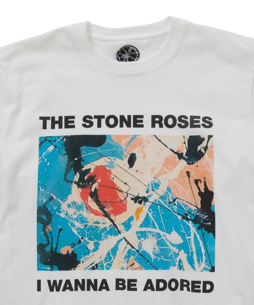 bonjour records（ボンジュールレコーズ）の「The Stone Roses/ザ・ストーン・ローゼス for bonjour records Official T-shirt（Tシャツ/カットソー・メンズ・オフホワイト/ホワイト系その他2/ホワイト系その他4/レッド系その他2/ホワイト/ホワイト系その他/ホワイト系その他3/スミクロ/キナリ/ブルー系その他5/ピンク系その他2/グリーン系その他・M/XL/L）」の17枚目の写真