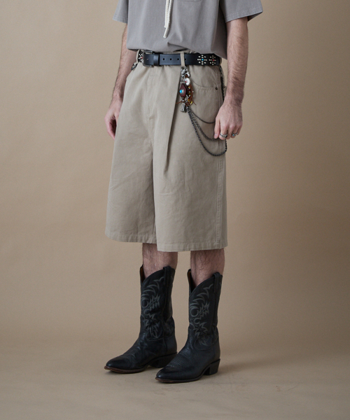 PENFIELD(ペンフィールド)の「フェイデッドコットンバミューダパンツベージュ_FR2WP40U(その他パンツ・メンズ・ベージュ・SMALL/MEDIUM/LARGE/X-LARGE)」の1枚目の写真