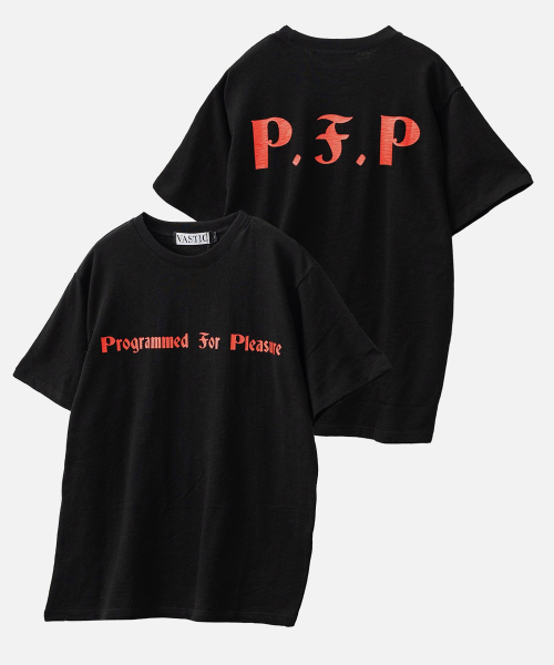 VASTIC(バスティック)の「pfp Tシャツ_ブラック(Tシャツ/カットソー・メンズ・その他・MEDIUM/LARGE/X-LARGE)」の1枚目の写真