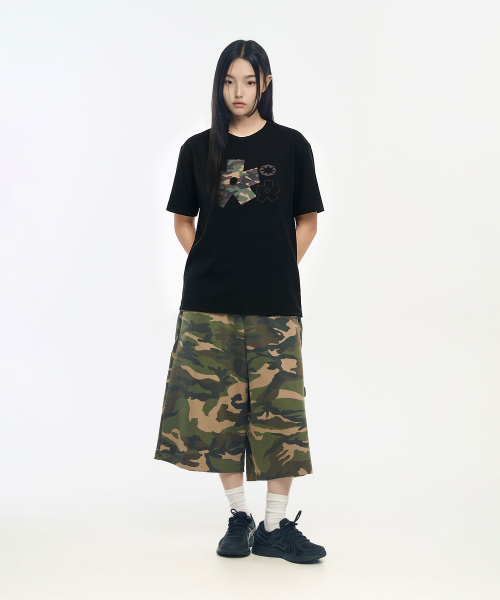 SLOW RECORD HOUSE(スローレコードハウス)の「カモブロームスターTシャツ_ブラック(Tシャツ/カットソー・レディース・その他・LARGE/SMALL/MEDIUM)」の6枚目の写真