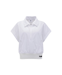 WOMEN SM SHORT SLEEVE ANORAK JACKET_WH