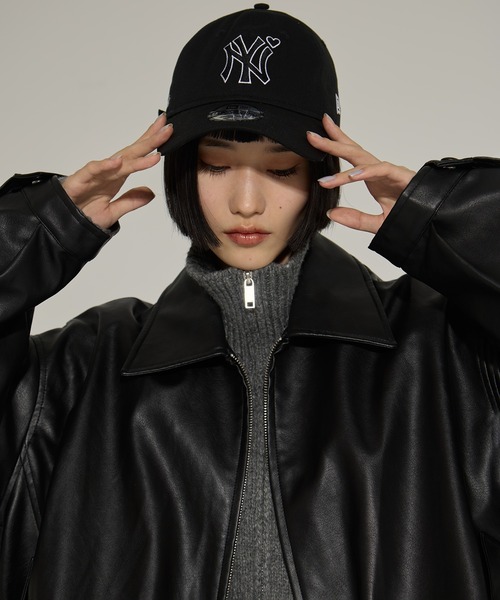 NEW ERA(ニューエラ)の「【BASICKS/ベーシックス】《STUDIOUS別注》Newera Yankees Cap/ニューエラヤンキースキャップ(キャップ・レディース・ブラック/アイボリー・FREE)」の15枚目の写真