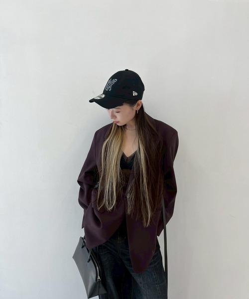 NEW ERA(ニューエラ)の「【BASICKS/ベーシックス】《STUDIOUS別注》Newera Yankees Cap/ニューエラヤンキースキャップ(キャップ・レディース・ブラック/アイボリー・FREE)」の10枚目の写真