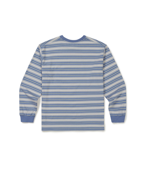 MMLG（エムエムエルジー）の「[Mmlg] MCA STRIPE LSV-T (BLUE)（Tシャツ/カットソー・レディース・その他・SMALL/MEDIUM/LARGE/X-LARGE）」の2枚目の写真
