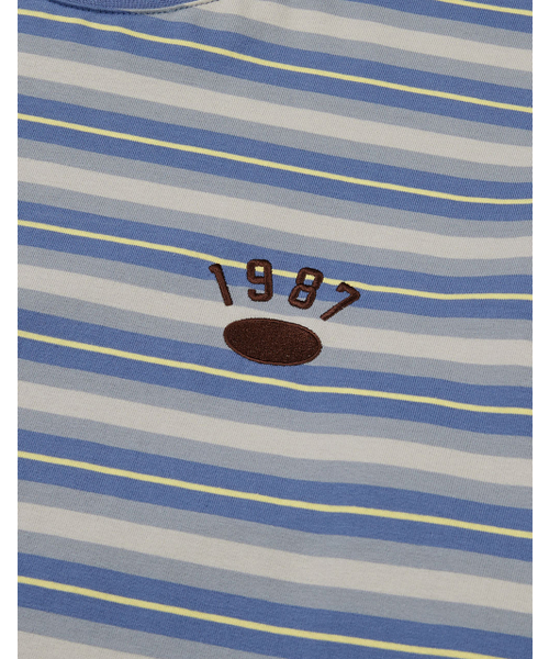 MMLG（エムエムエルジー）の「[Mmlg] MCA STRIPE LSV-T (BLUE)（Tシャツ/カットソー・レディース・その他・SMALL/MEDIUM/LARGE/X-LARGE）」の4枚目の写真