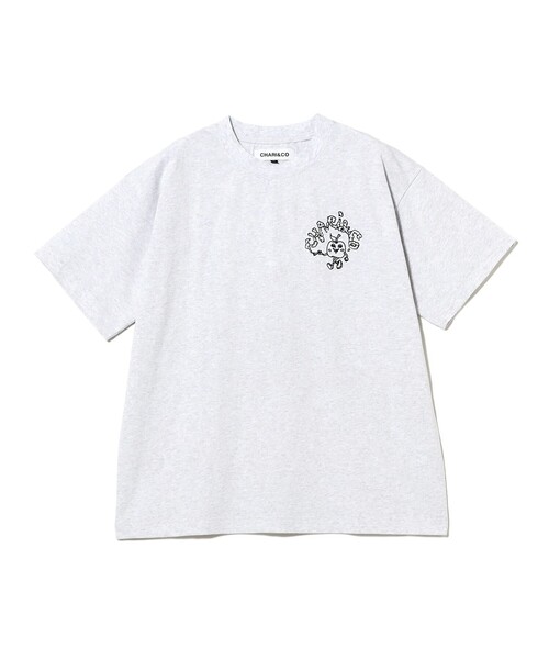 CHARI&CO(チャリアンドコー)の「CHARI&CO / xCONNIE SPOT THE DIFFERENCE TEE(Tシャツ/カットソー・メンズ・ライトグレー・S/L/M/XL)」の2枚目の写真