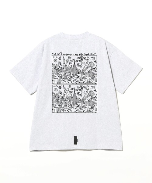 CHARI&CO(チャリアンドコー)の「CHARI&CO / xCONNIE SPOT THE DIFFERENCE TEE(Tシャツ/カットソー・メンズ・ライトグレー・S/L/M/XL)」の4枚目の写真