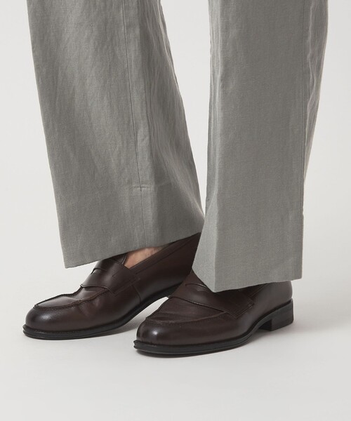 green label relaxing(グリーンレーベルリラクシング)の「TW タンブラー 2プリーツ ワイド スラックス(スラックス・メンズ・ブラック/オリーブ・XL/L/M/S)」の6枚目の写真