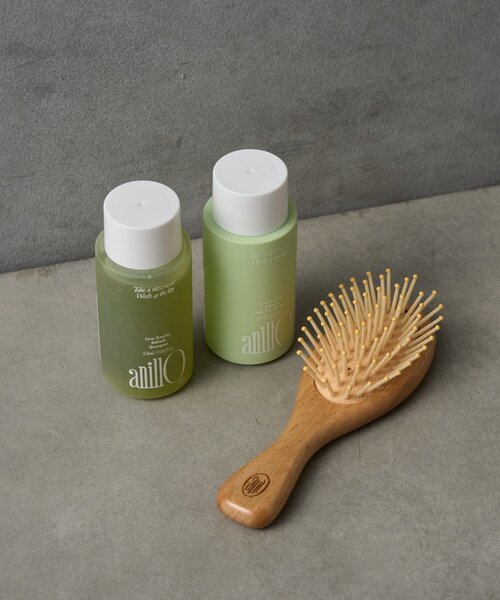 BIRTHDAY BAR（バースデイバー）の「【anillo】Limesunday Refresh hair&brushset　ブラシ付きヘアケアセット（シャンプー・レディース・ライム・0）」の4枚目の写真